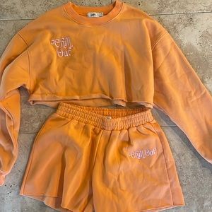 The Mayfair Group Chill Out Sweatshirt and Shorts Set